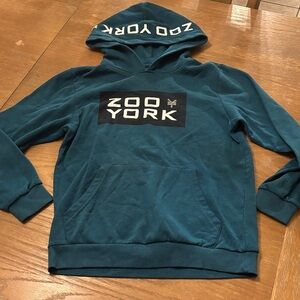 Zoo York Teal Hoodie with Logo